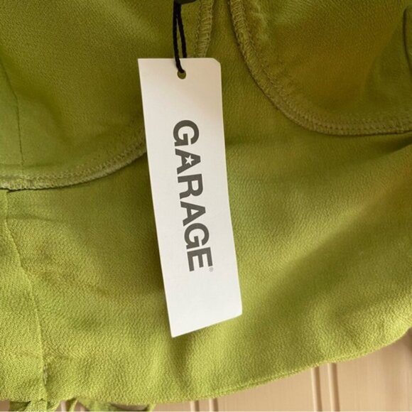 Garage Gorgeous Green NWT Halter Corset Top Women’s Size Small - Picture 4 of 7